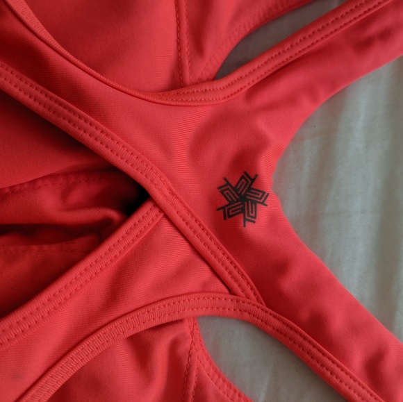 Bright Orange Tek Gear Sports Bra - Picture 4 of 4